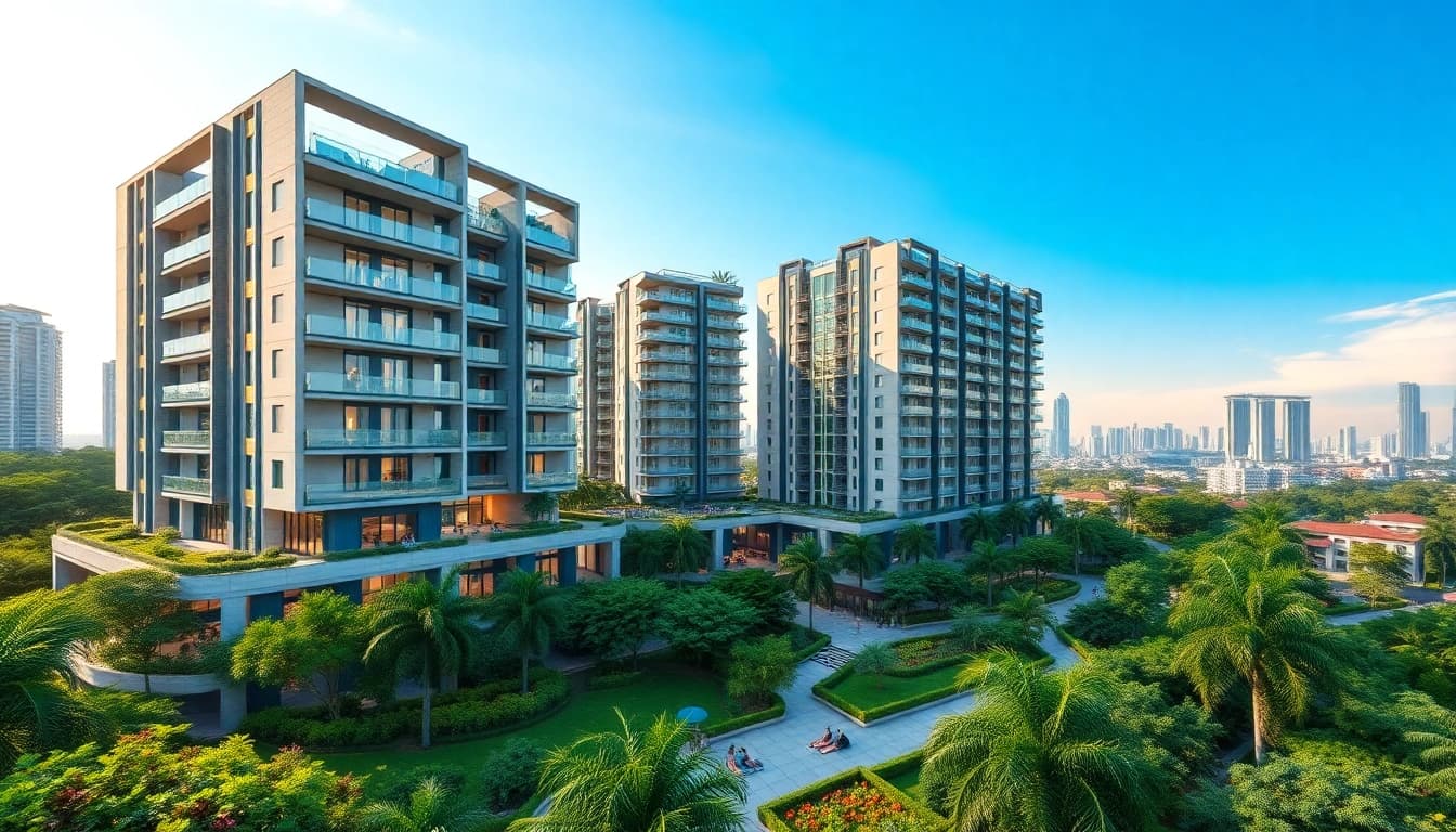 Explore the luxurious condominiums at https://newdeveloperlaunch.sg in a vibrant urban setting.