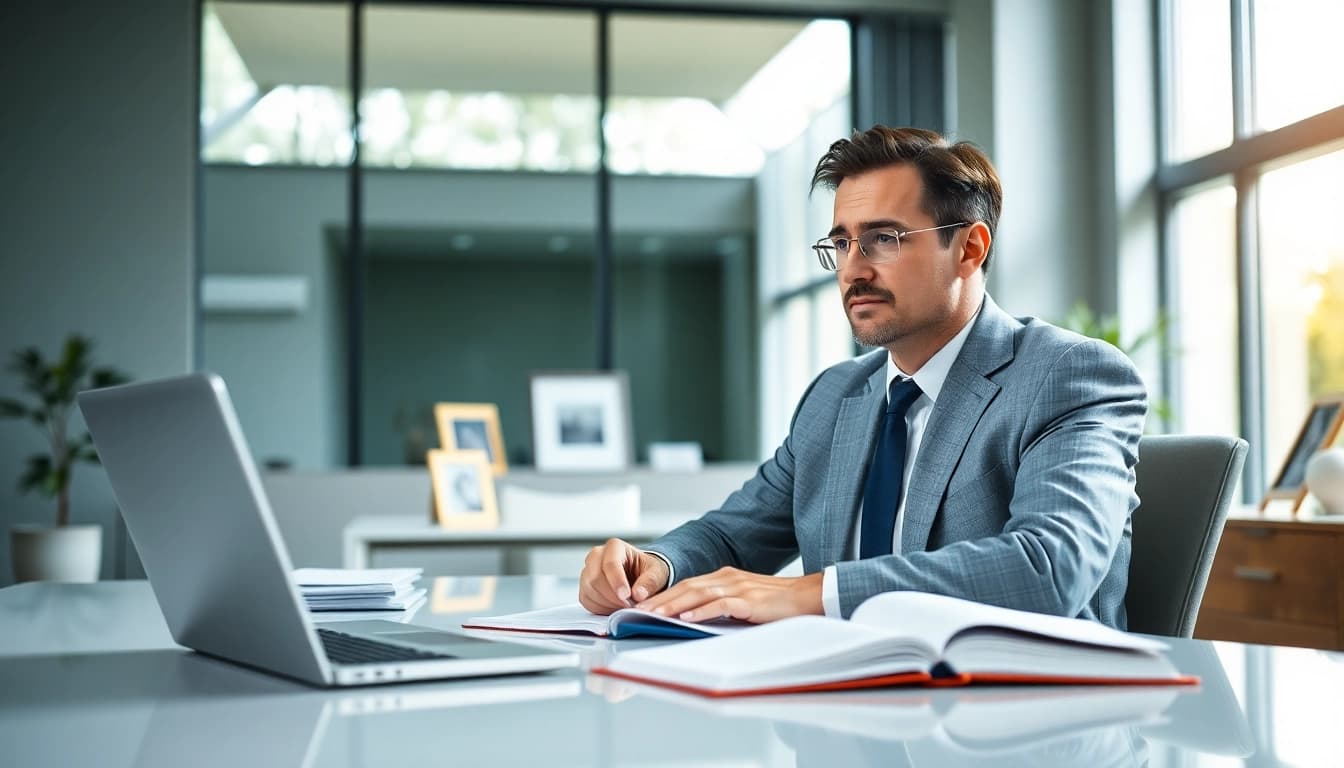 Meet the expert team at https://www.fisher-wilsey-law.com, showcasing a professional estate planning attorney in a modern office.