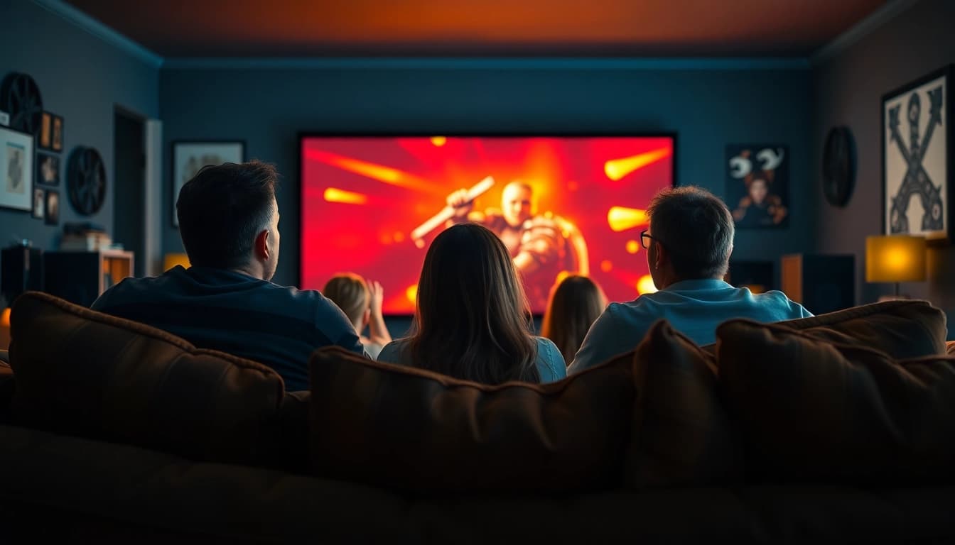 ดูหนังออนไลน์ สนุกสนานกับครอบครัวในโรงภาพยนตร์ที่บ้านที่อบอุ่น