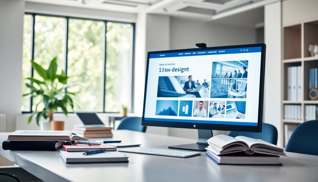 Enhance your online presence with professional law firm website design at https://www.lawfirmswebsitedesign.com showcasing modern aesthetics.