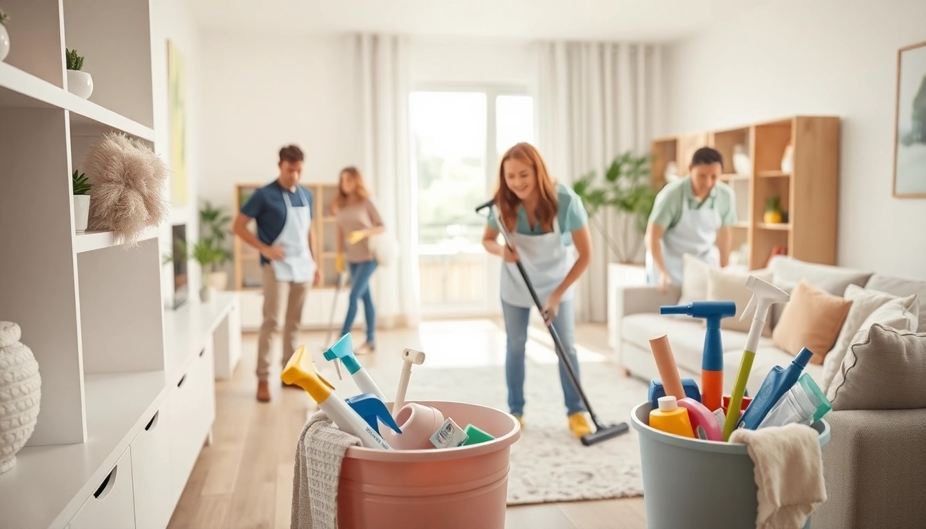 Providing a thorough Cleaning service with a diverse team in an immaculate home environment.
