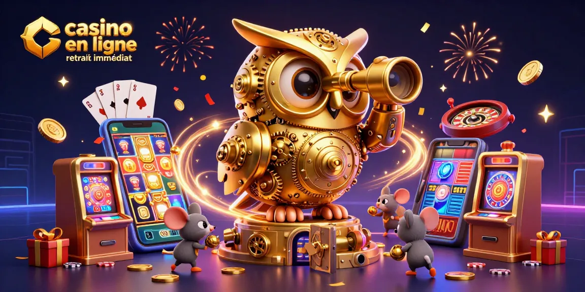 Expérimentez l'excitation des jeux de casino en ligne avec un retrait immédiat!