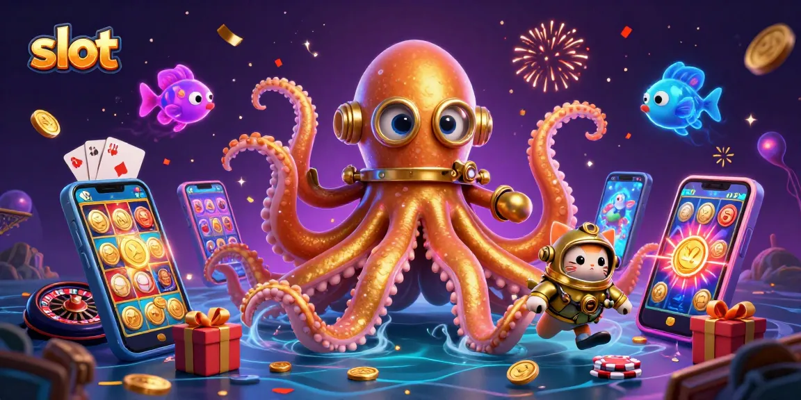 Engage with exciting slot adventures featuring slots, a kraken, a diving cat, and treasure