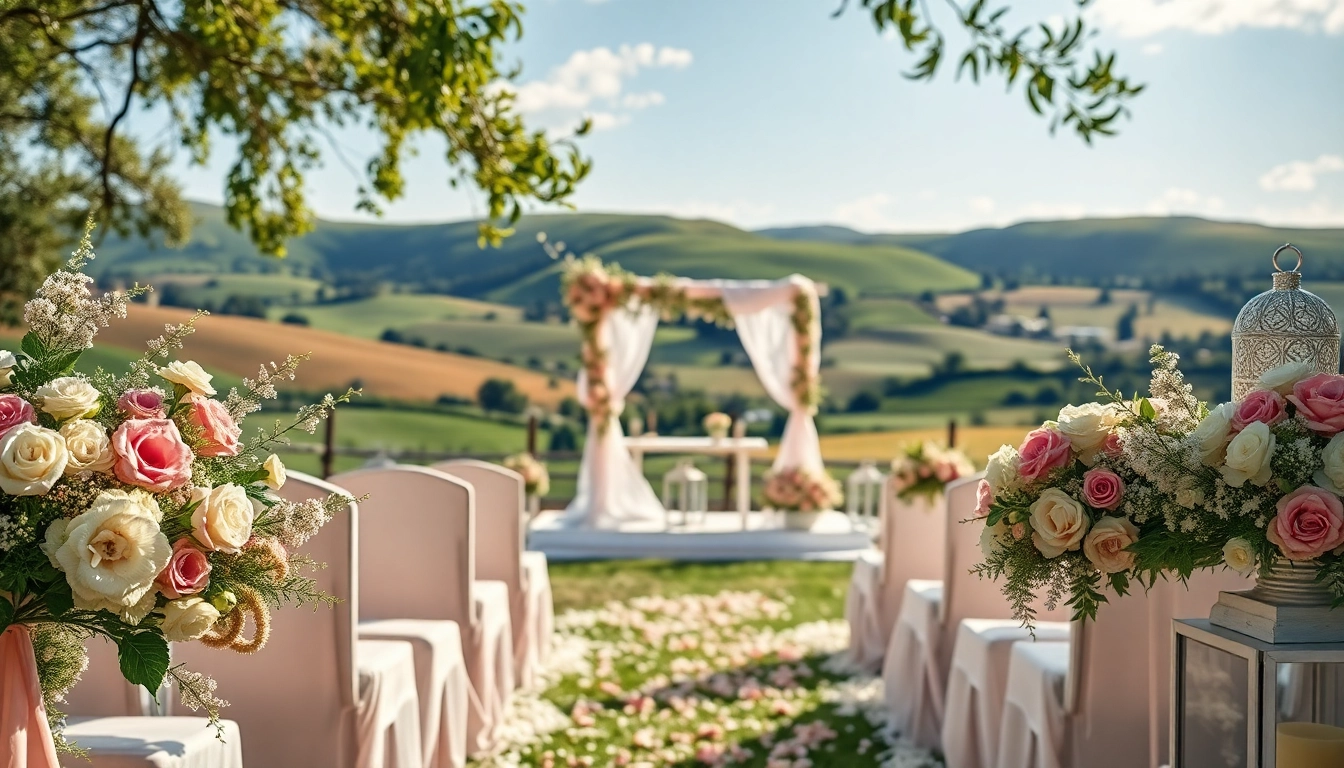 Stunning Weddings Venue showcasing romantic decor and natural scenery for perfect celebrations.