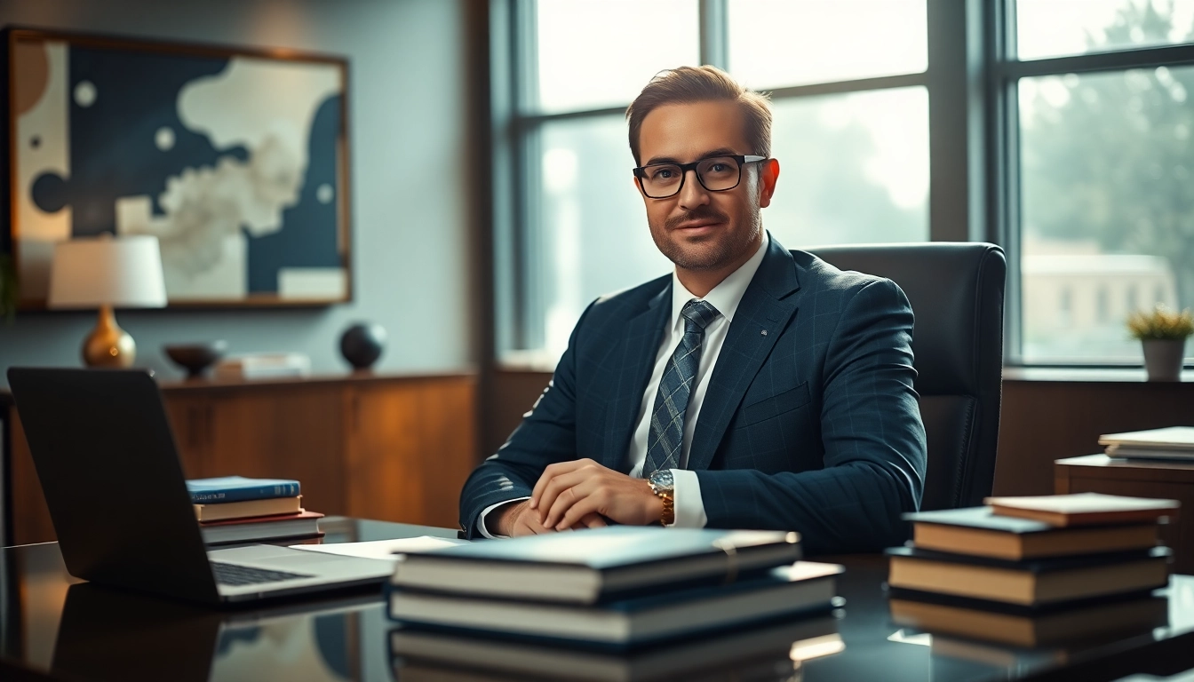 Discover expert legal services at https://www.expertlawattorneys.com, showcasing a professional lawyer in their office.