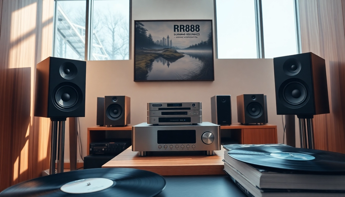 Explore the Acoustic Revive RR888 Schumann Resonance Generator enhancing audio experiences with a professional setup.