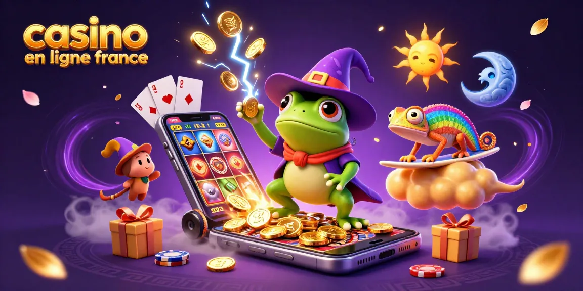 Gagnez avec le casino en ligne France : illustration dynamique de jeu vidéo captivante.