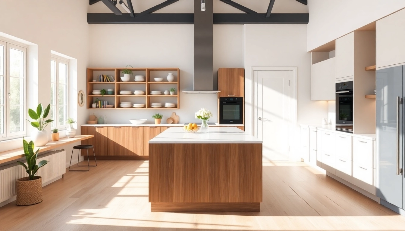 Transform your space with innovative Home renovation ideas showcased in a modern kitchen setting.
