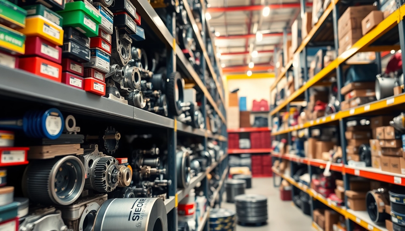 Explore high-quality OEM parts at https://factoryoemsupply.com/ in a vibrant automotive parts facility.