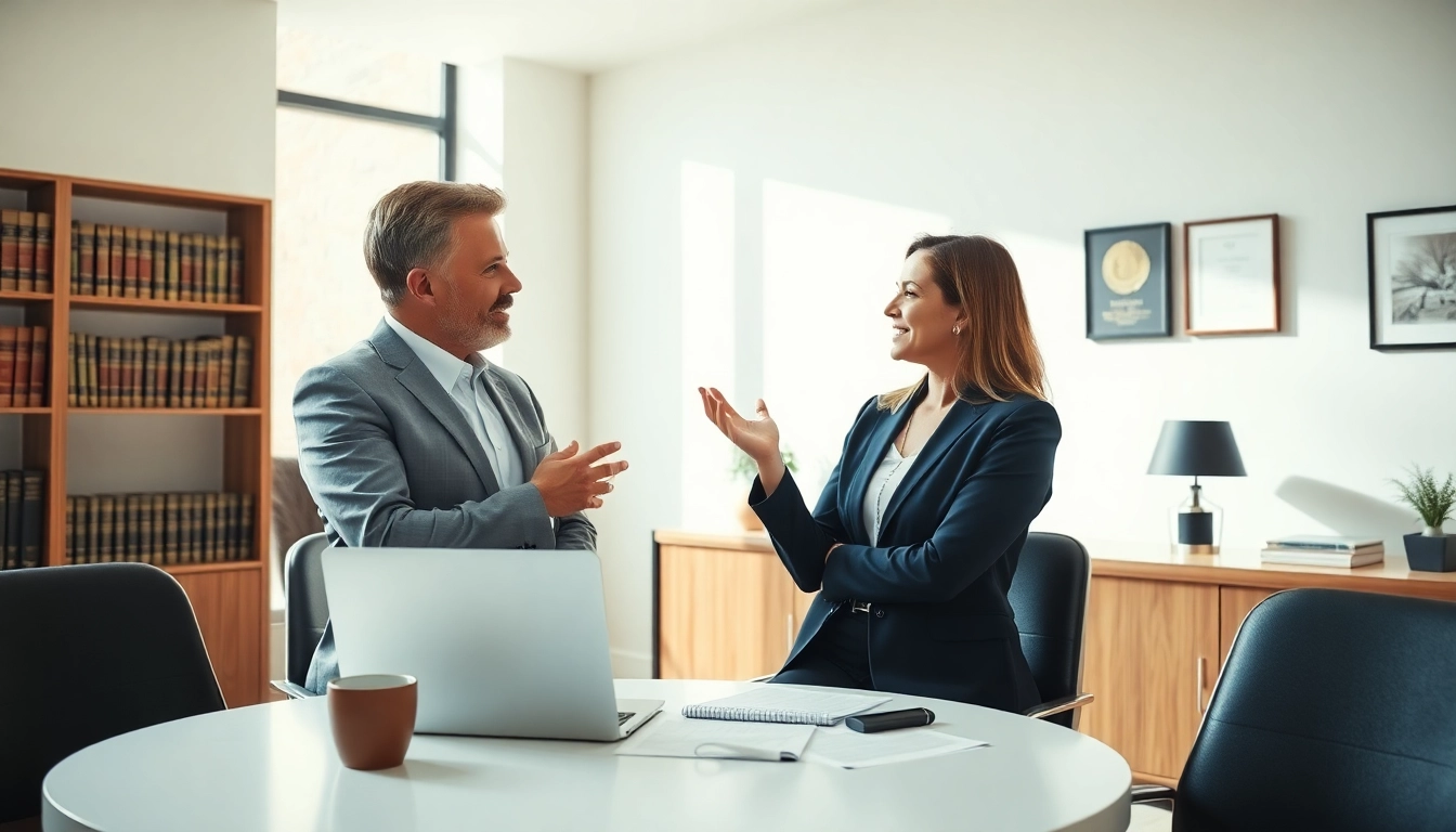 Consulting session with a personal injury lawyer at https://www.wcfjustice.com emphasizes professionalism.