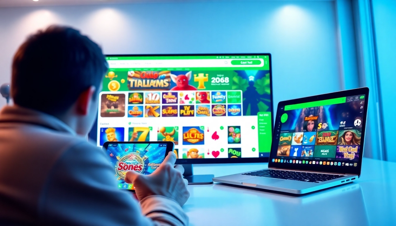 MM88 online gaming interface showing flexible access on multiple devices.