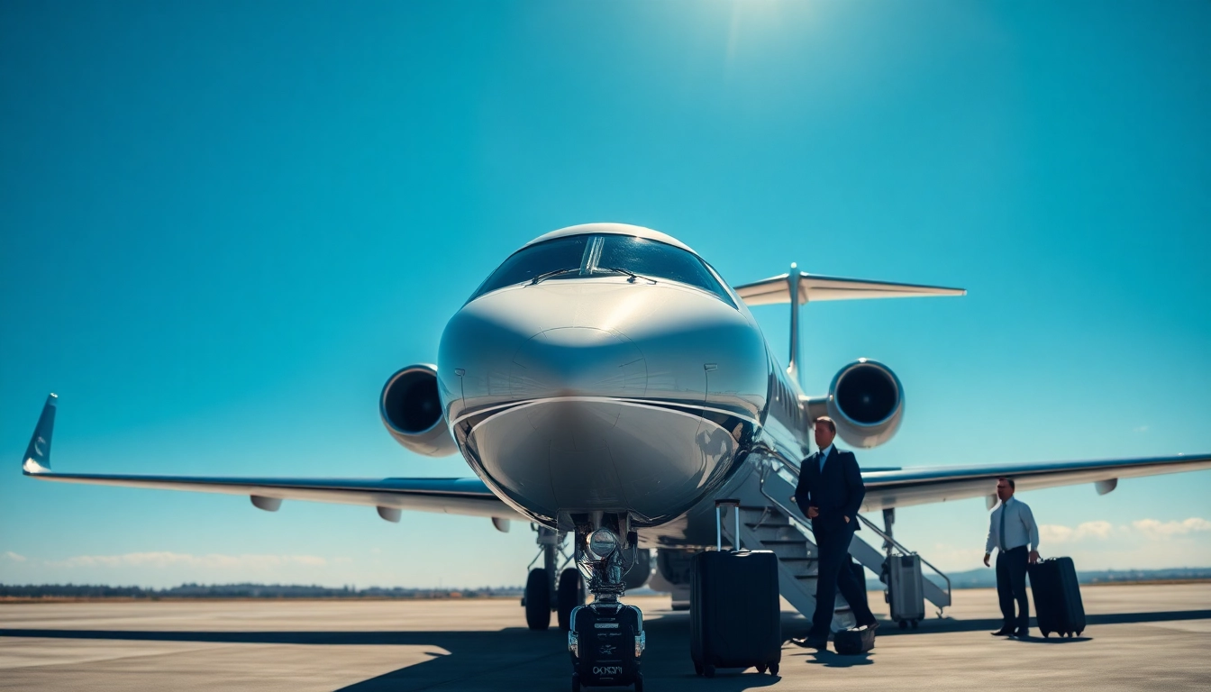 Experience luxury travel with https://flymarquis.com private jet in a stunning blue sky.