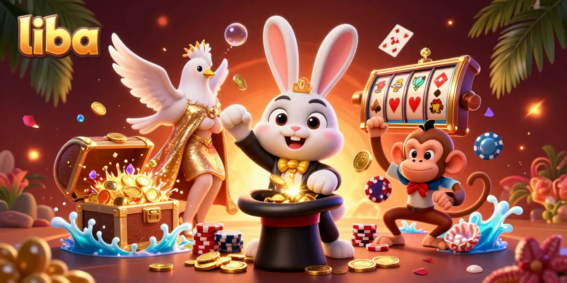 Engage in thrilling wins at liba's dynamic casino with magical elements and colorful gaming action.