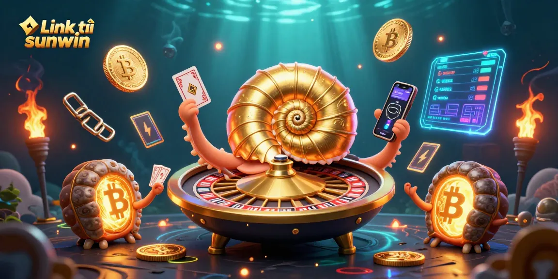 Engage in thrilling gameplay with "Link tải sunwin" featuring a colossal nautilus roulette wheel.