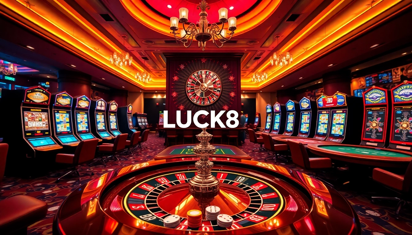 LUCK8 casino players enjoying thrilling gambling experiences at the roulette table.