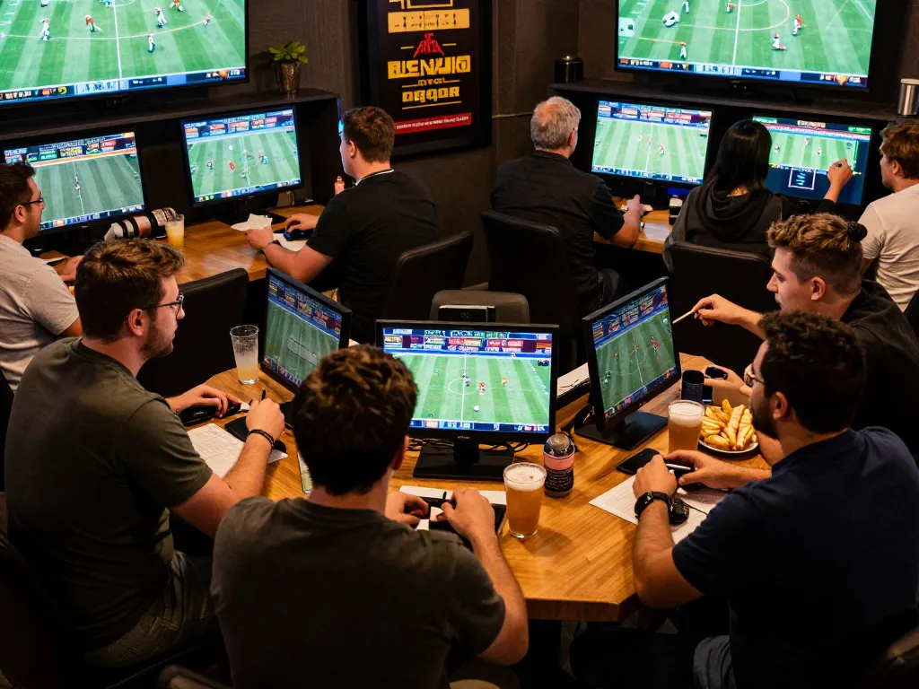Placing bets on sports matches at https://ok365.br.com during an exciting game day experience