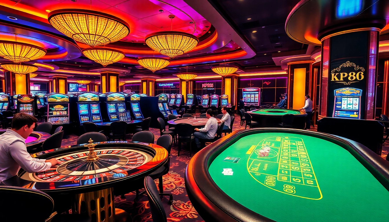 Experience the excitement of KP88 with vibrant casino games and thrilling gambling action.
