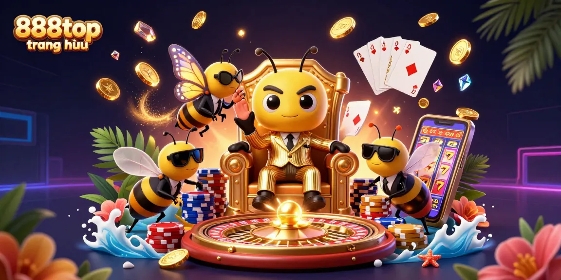 Win big at 888top trang chủ with thrilling games, sparkling coins, and vibrant casino elements.