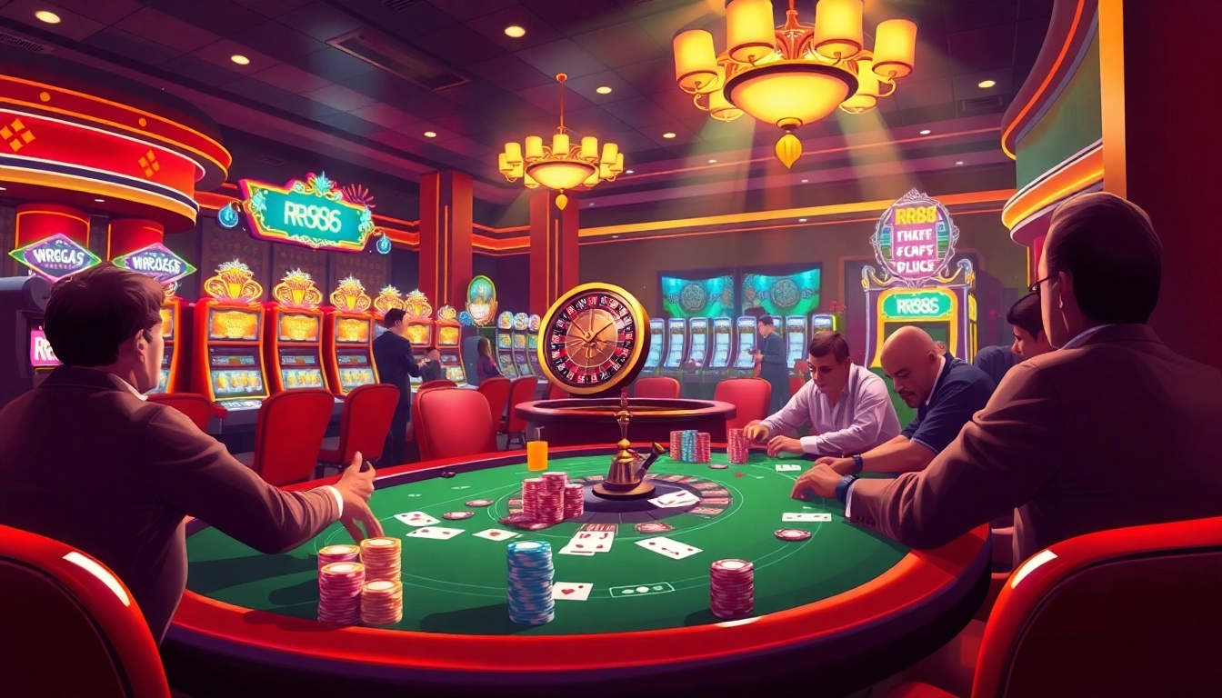 The rr88 link enhances your casino experience with thrilling poker games, vibrant slot machines, and dynamic roulette.