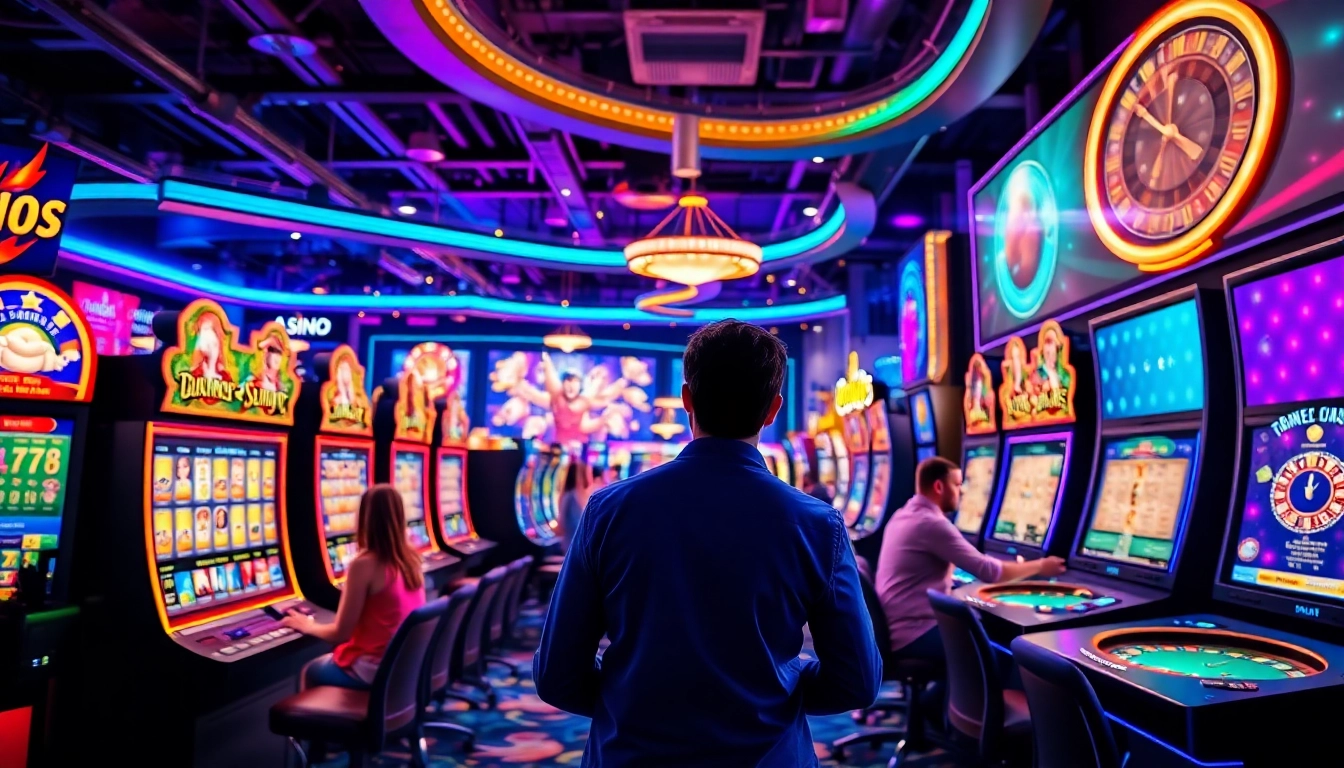 Experience thrilling online casino Uk games in a vibrant, high-energy gaming environment.