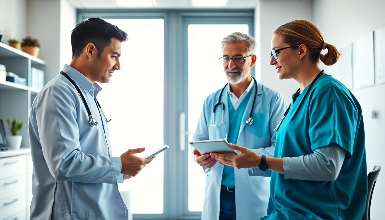 Optimizing seo für ärzte in a vibrant consultation setting for healthcare professionals.