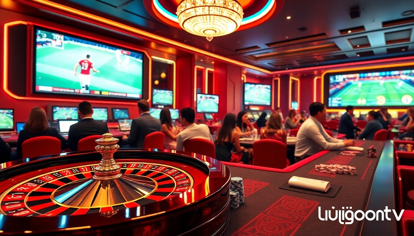 LuangsonTV enhances the live football betting experience with exciting casino elements.