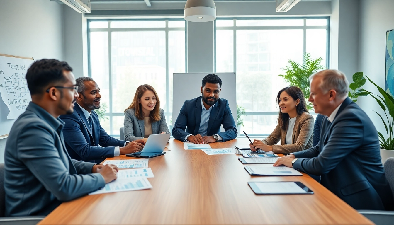 Dynamic scene of nonprofit leaders collaborating at https://scionexecutivesearch.com/ for mission-driven success.