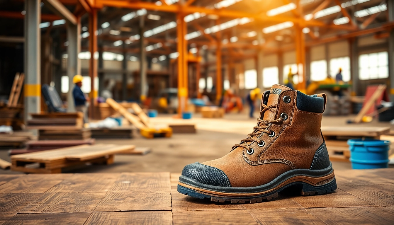 Showcasing Umoja ACE safety shoes Nairobi ideal for construction and industrial use