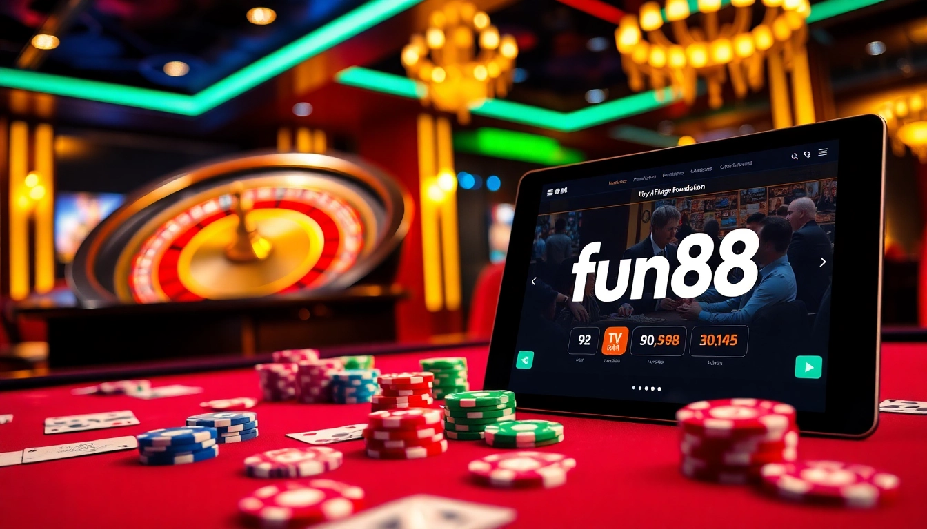 Experience thrilling gameplay at https://fun88.foundation/ with vibrant casino tables and engaging betting actions.