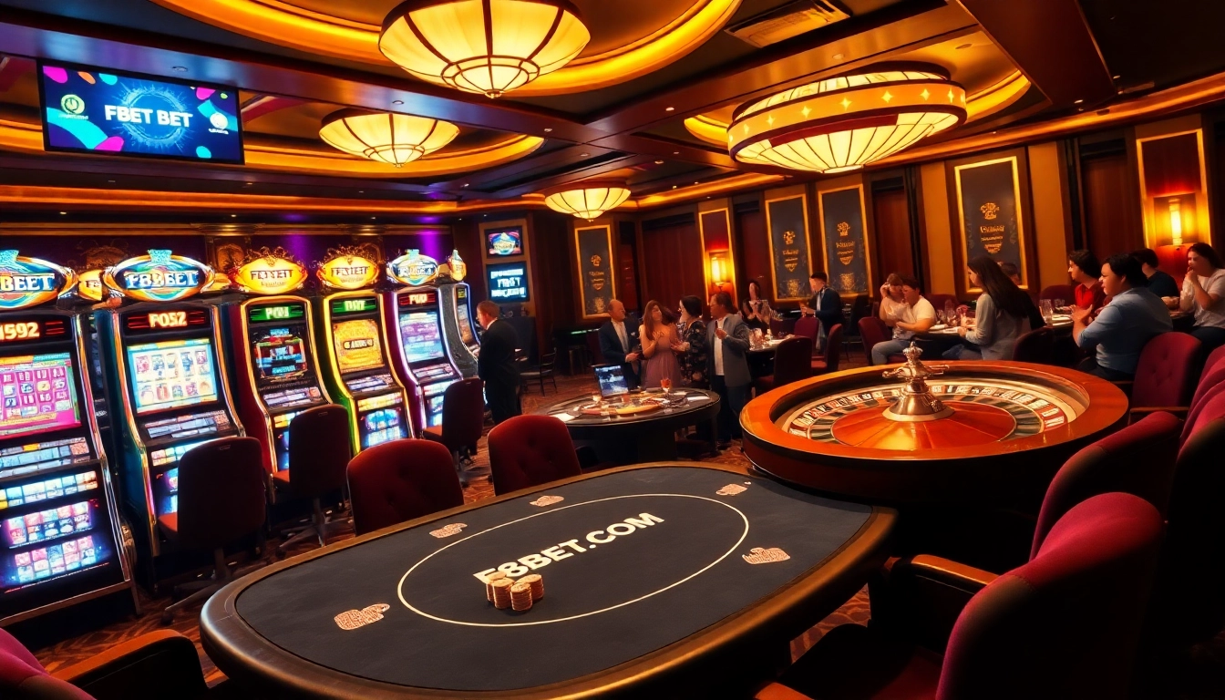 Experience the thrill of gambling at F8BET.COM with vibrant casino tables and exciting slot machines.