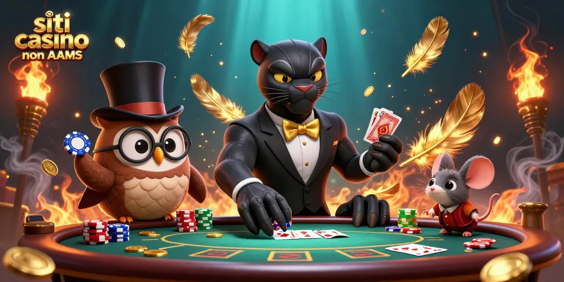 I casinò online non AAMS offrono opportunità di gioco flessibili e ricche di azione, con personaggi unici e atmosfera vivace.