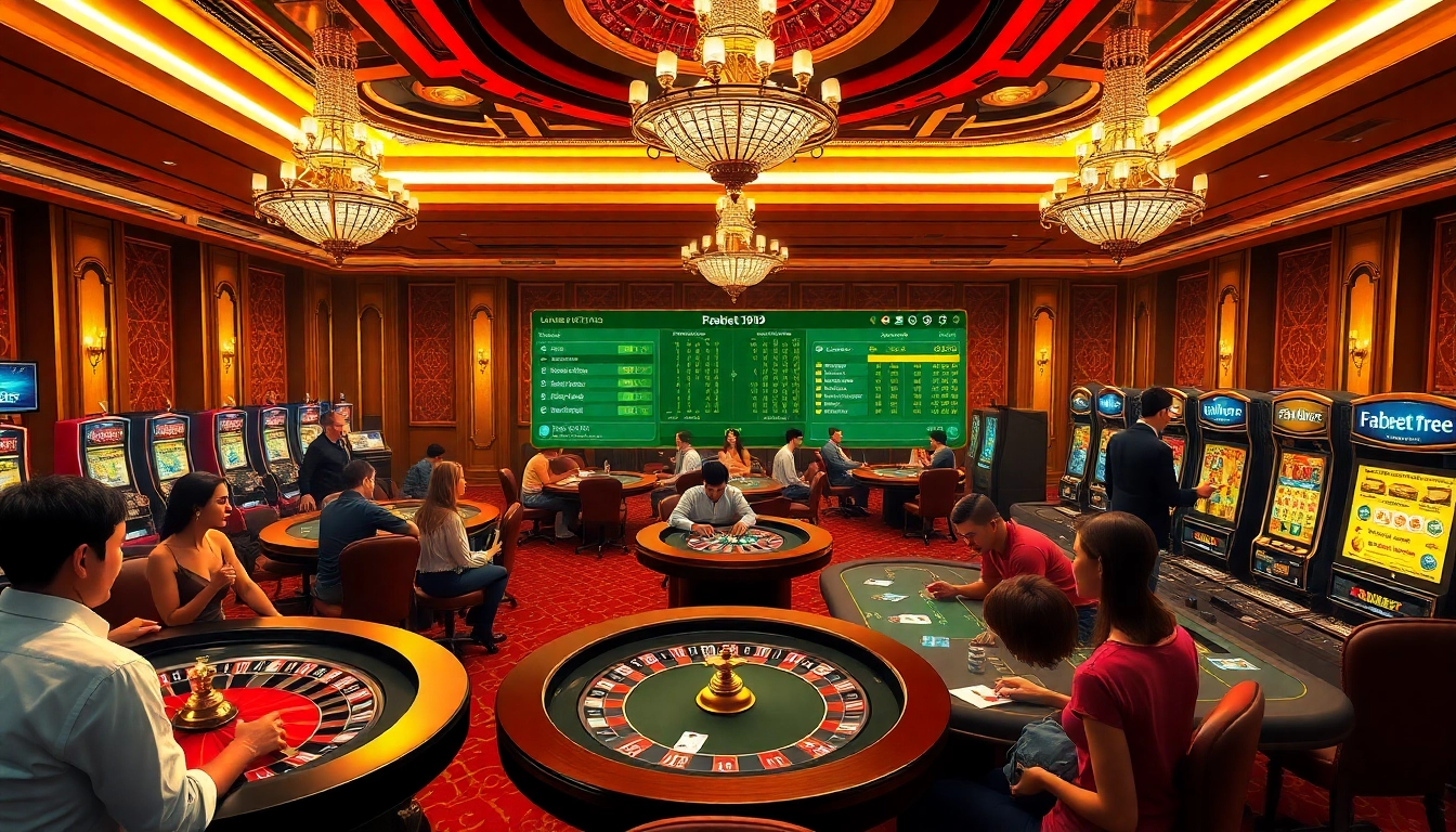Experience winning strategies at https://fabet.free/ with an exciting casino atmosphere filled with players enjoying various games.