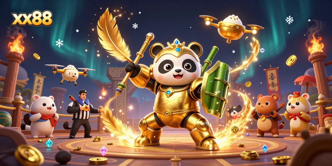Experience thrilling gameplay at xx88 with vibrant casino action and dynamic character battle.