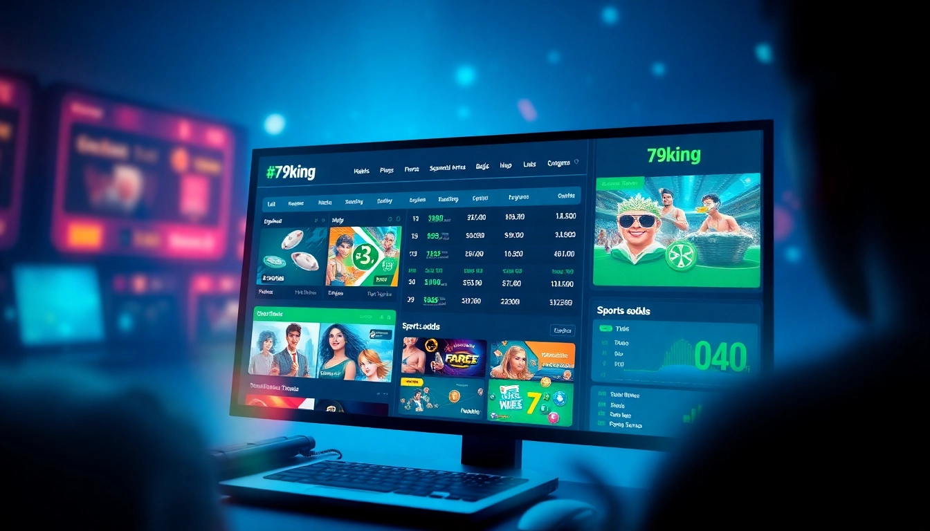 79king online betting platform showcasing vibrant casino games