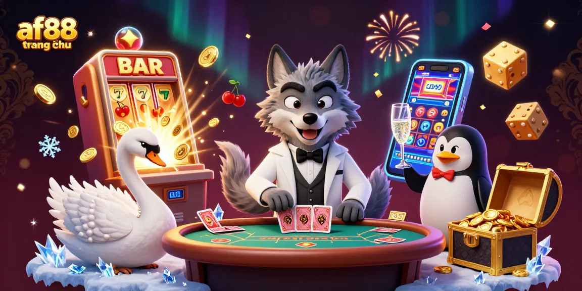 Engage with exciting games at af88 trang chủ featuring a luxurious casino scene.