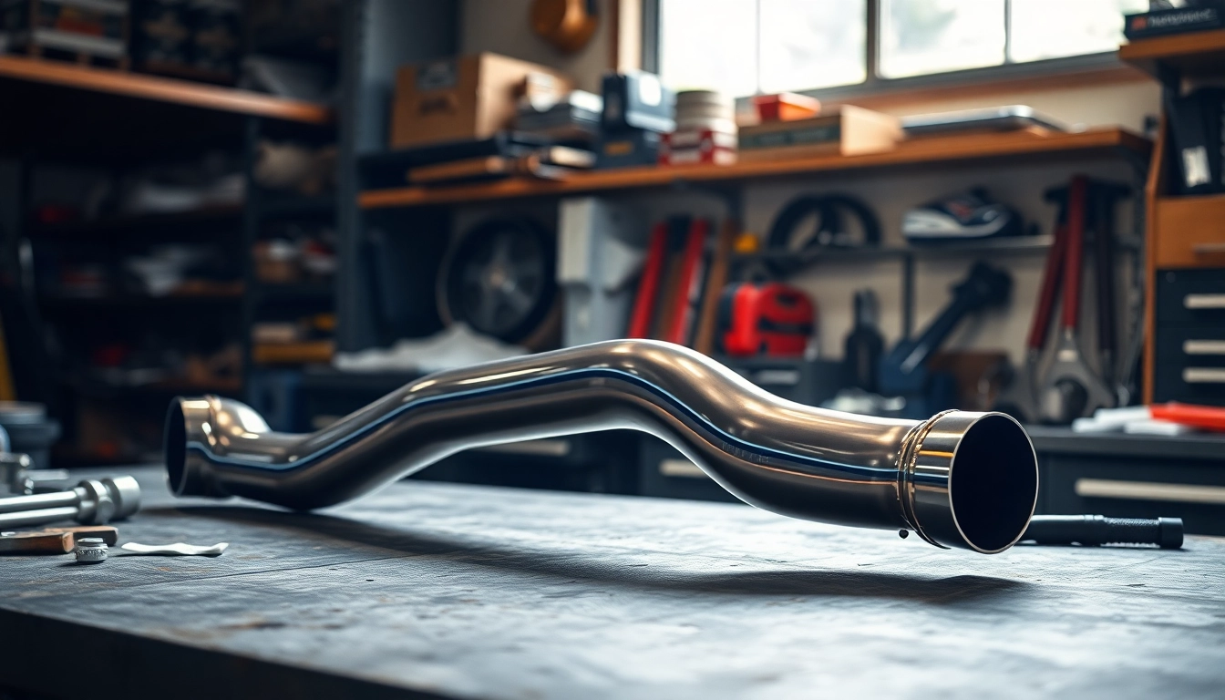 Showcasing the G90 m5 downpipe to list among various automotive tools and performance parts.