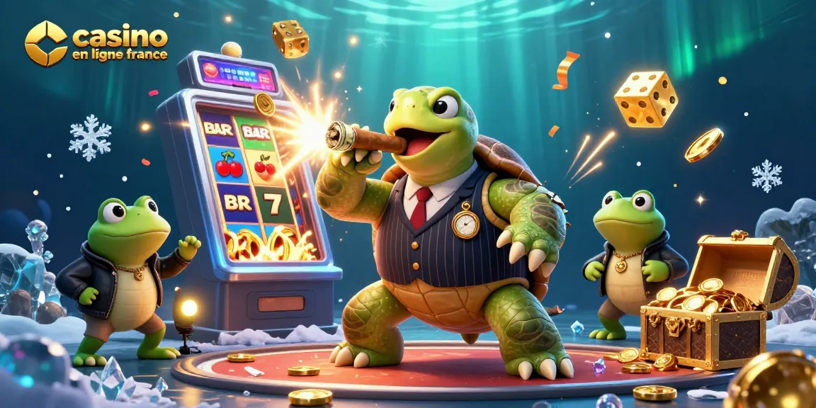 Profitez de l'expérience du casino en ligne France avec une scène dynamique animée.