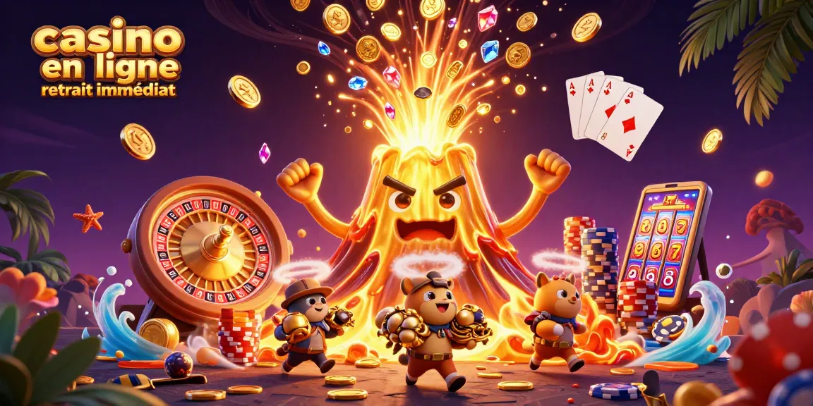 Profitez de l'excitation du casino en ligne retrait immédiat avec des trésors éblouissants et des jeux dynamiques.