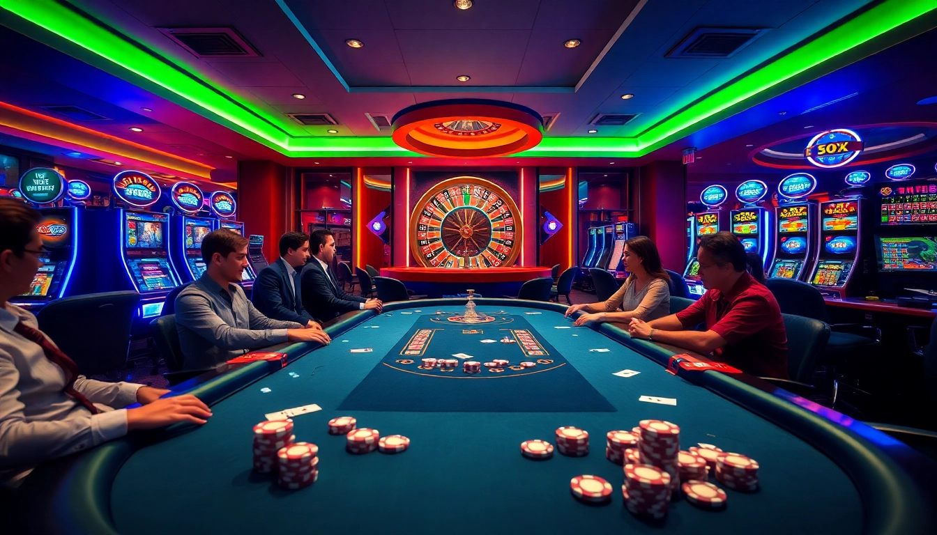 Experience the thrilling atmosphere of gambling at https://kjc686.com/ with dynamic casino games and vibrant players.