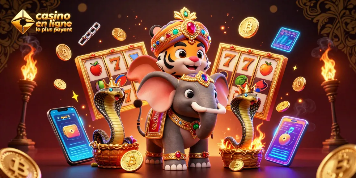 Vivez l'expérience du casino en ligne le plus payant avec un maharaja et ses éléments de jeu en scène.