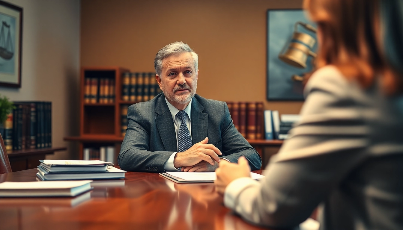 Engaging meeting at https://www.expertlawattorneys.com featuring a skilled attorney and client.