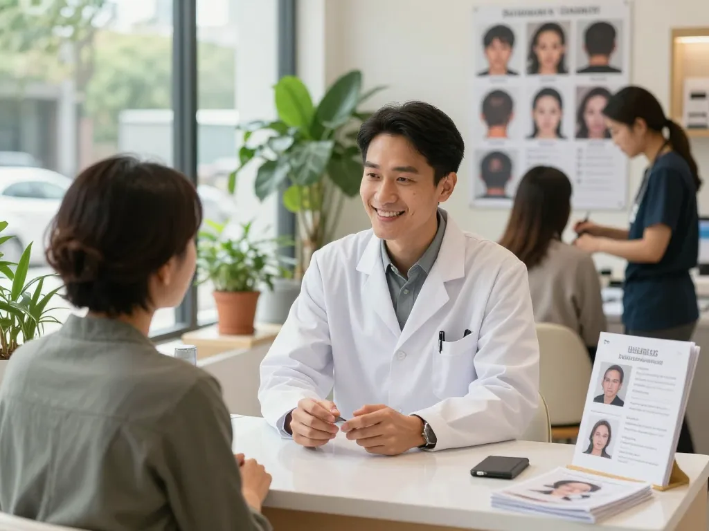 現代のクリニックでの専門的な相談を示す自毛 transplant おすすめレビューと評判情報【ショクコミ】
