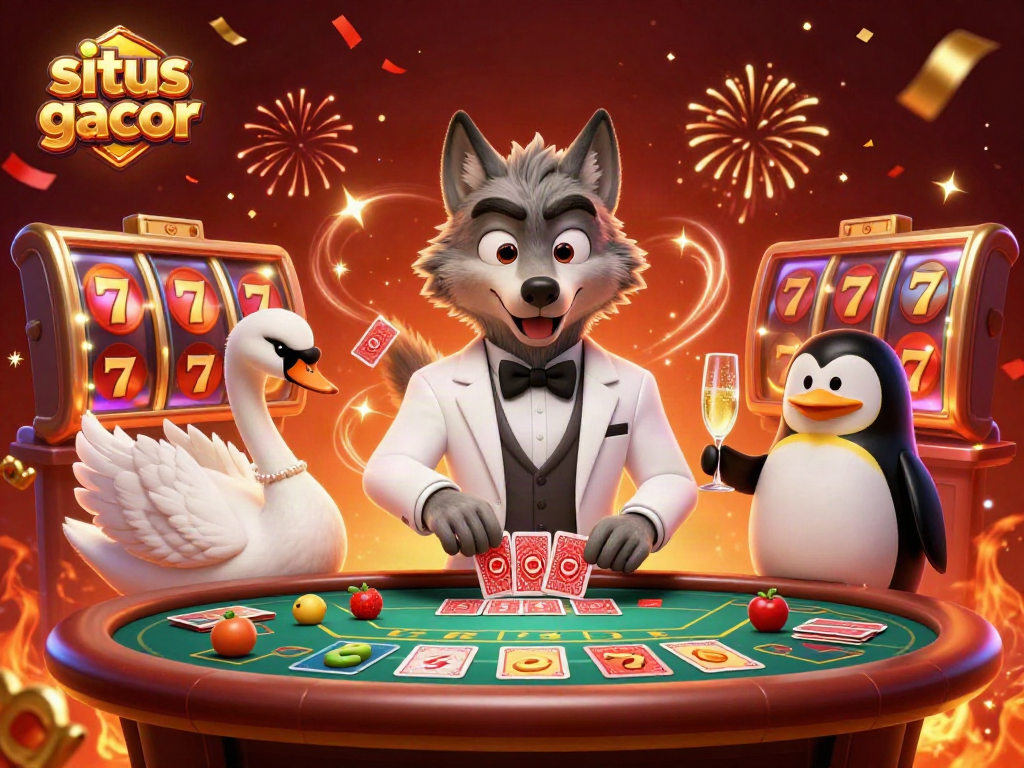 Experience exciting gameplay at situs gacor with vibrant characters and immersive casino elements.