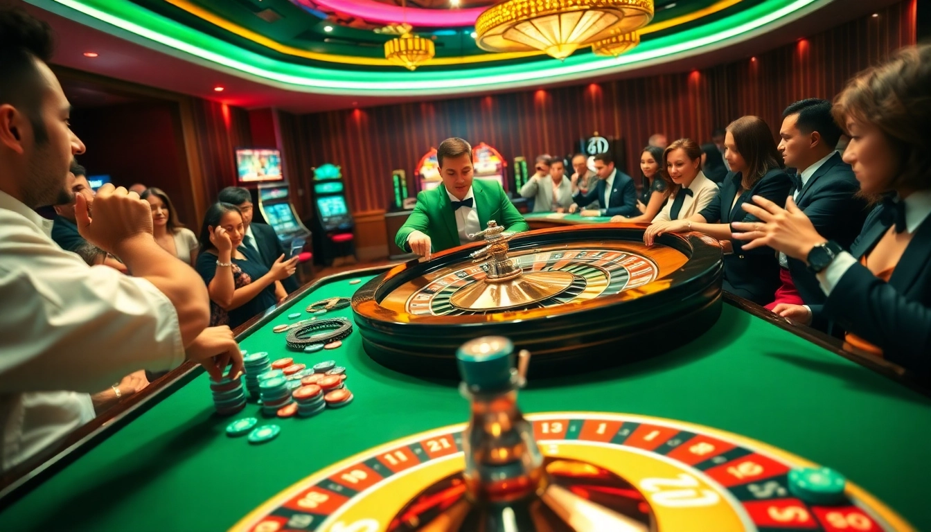 Experience thrilling gameplay at 99win's roulette table with vibrant colors and exciting ambiance.