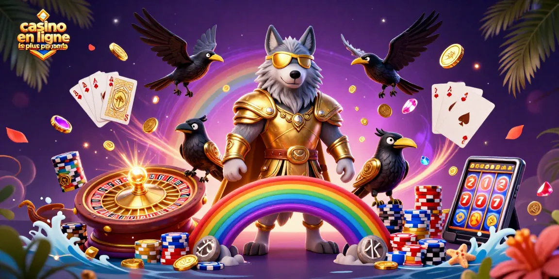 Déclencher des gains incroyables dans le casino en ligne le plus payant avec une illustration dynamique et colorée.