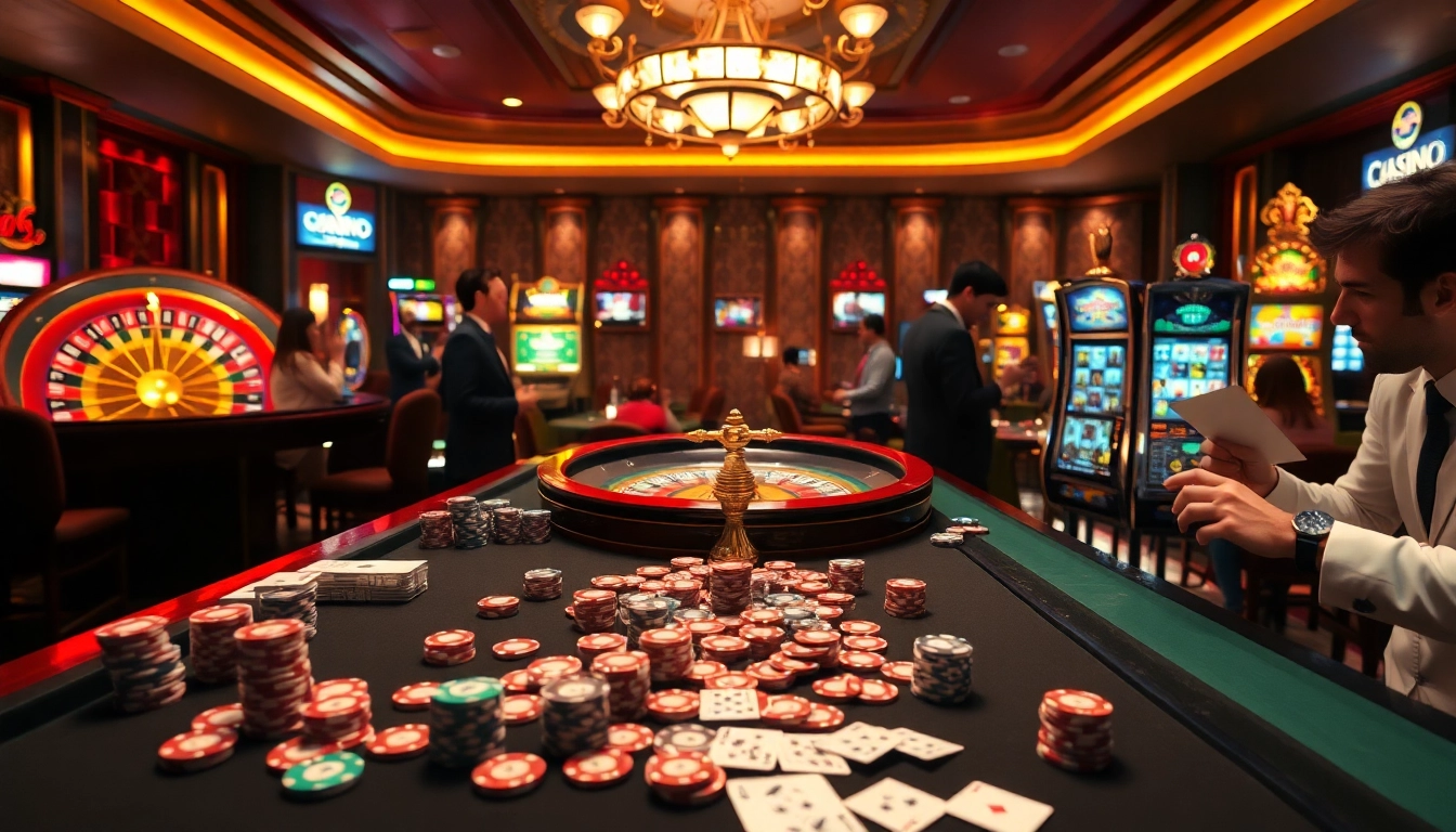 Experience the thrill of c 168 casino with engaging poker scenes and vibrant roulette action.