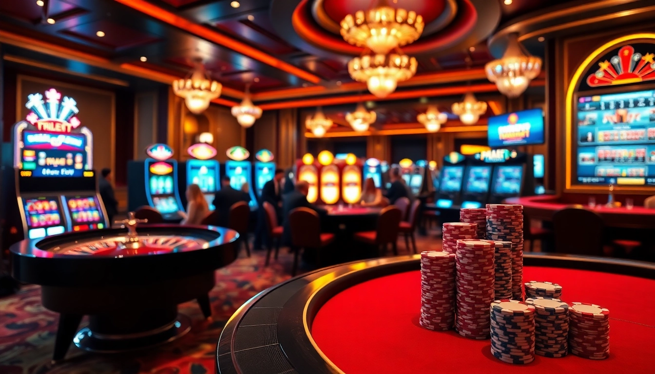 Experience thrilling gaming excitement at https://nk88net.com/ with a vibrant casino scene.