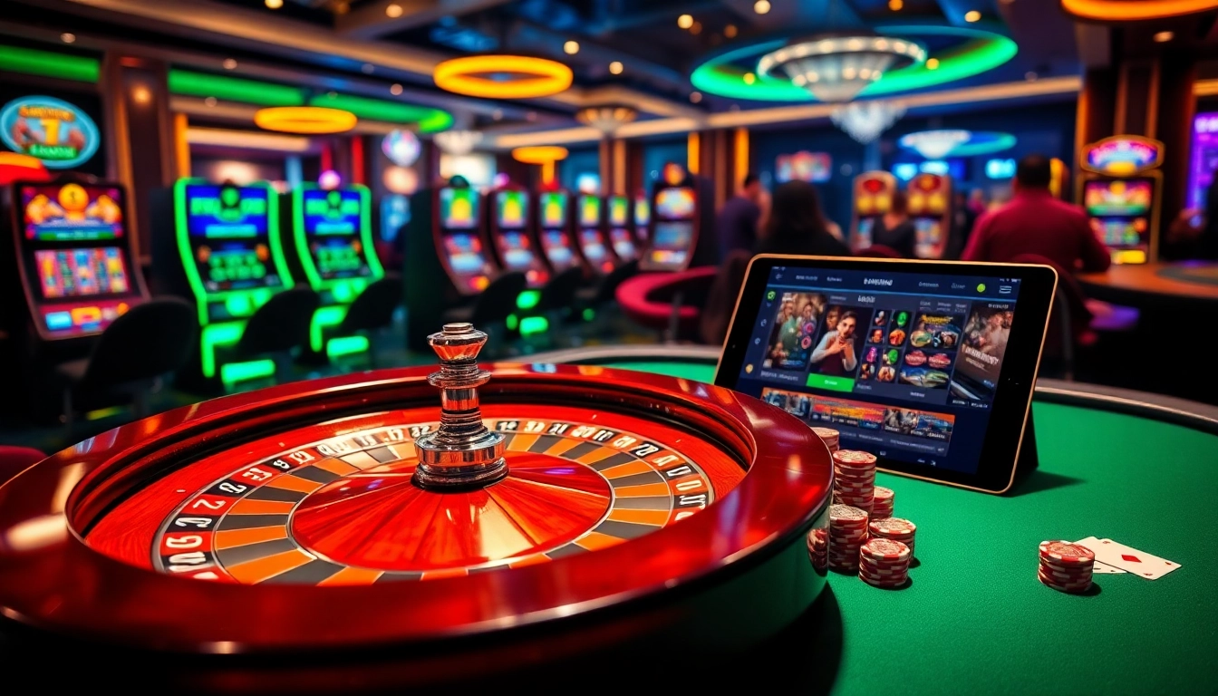 Vivez l'excitation du casino en ligne avec des tables de roulette et de poker vibrantes.