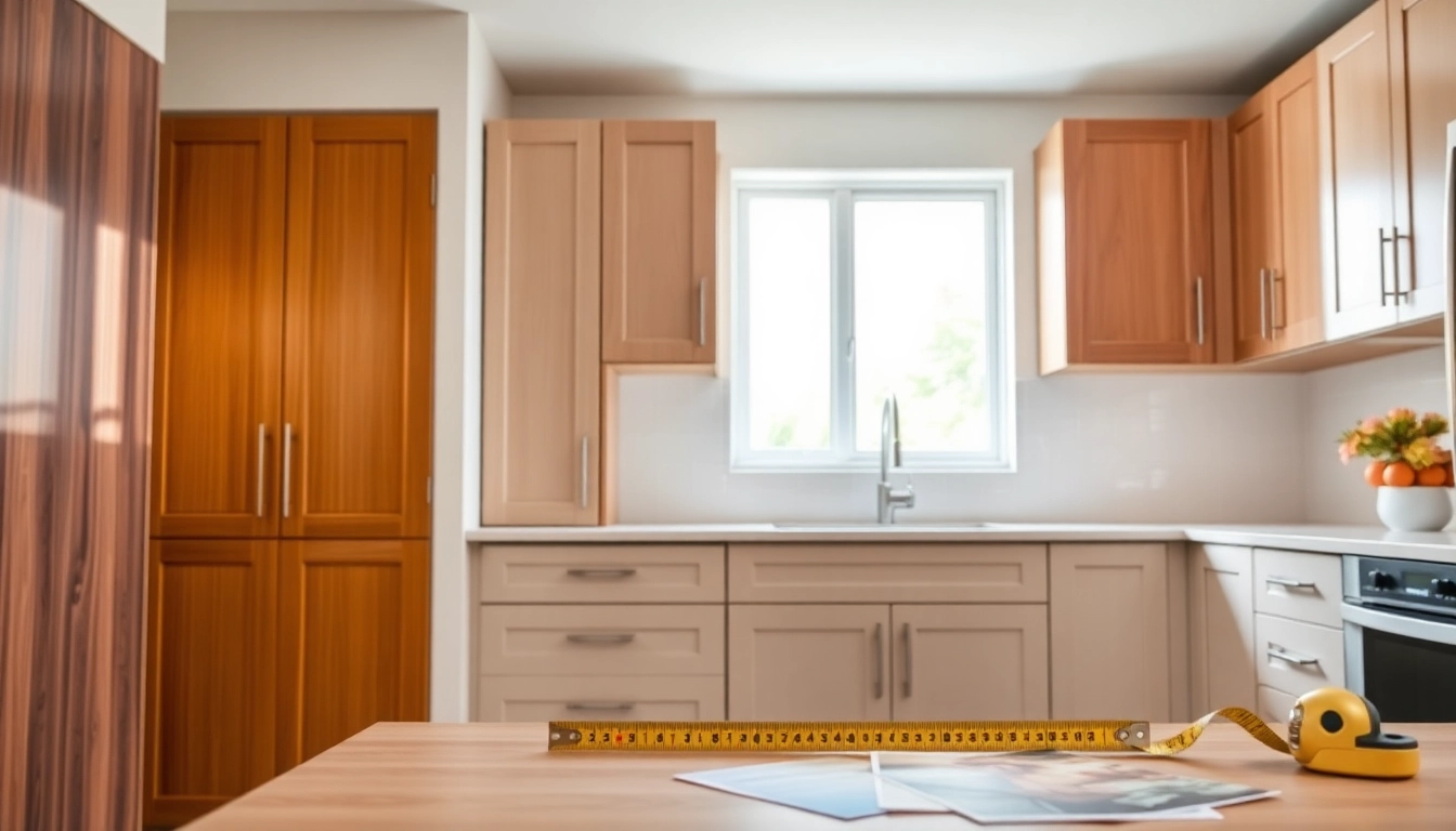 Cabinet Refacing Clearwater FL services showcasing modern kitchen transformation with new cabinet finishes.