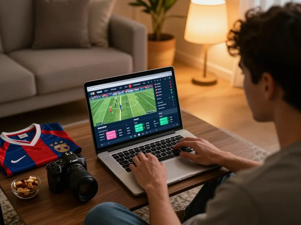 Engaging online sports betting scene at home, using https://cakhiatv.design/ for analysis and strategies.